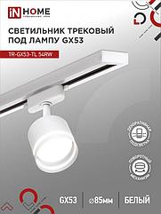Светильник трековый TR-GX53-TL 54RW под лампу GX53 с подсветкой белый IN HOME
