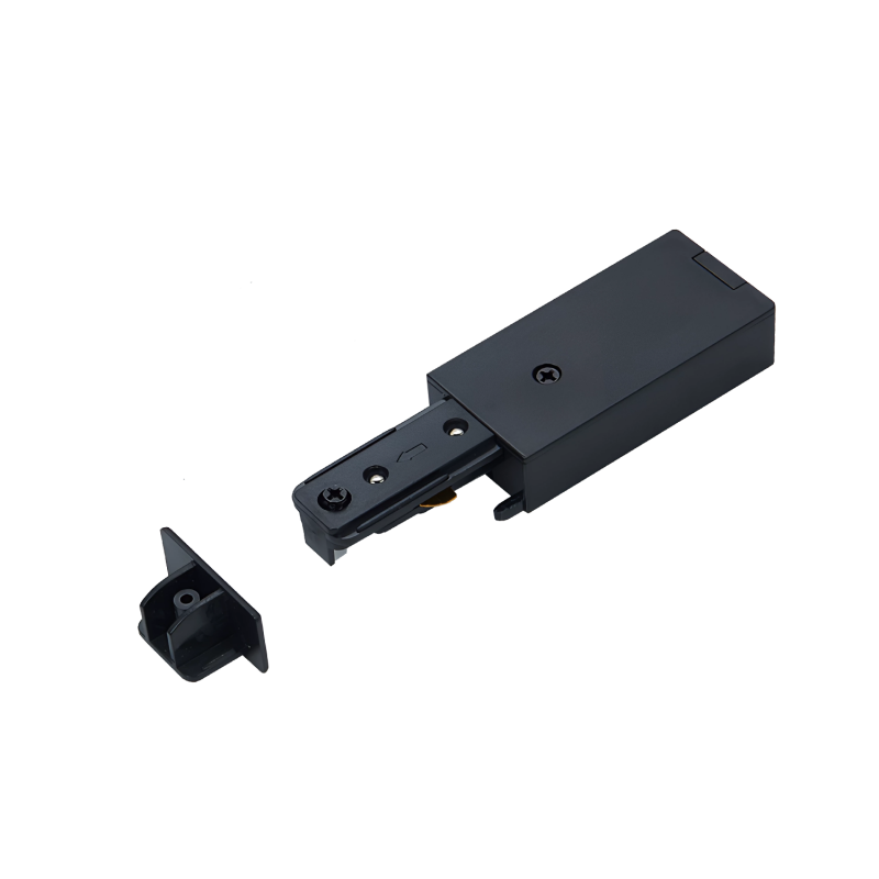 Ввод питания с заглушкой PSB-BL для шинопровода SB черный IN HOME, фото 1