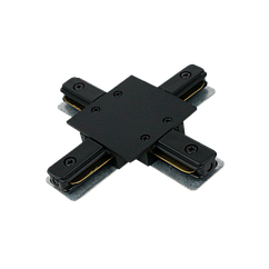 Коннектор шинопровода X-образный XC-B-TL черный серии TOP-LINE IN HOME