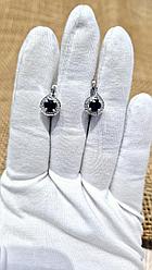 Серьги / сапфир, бриллиант ( пр. Абая 141 )