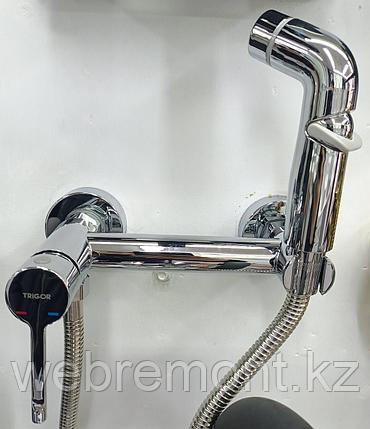 Смеситель с гигиеническим душем V18-253 круглый, хром, фото 1