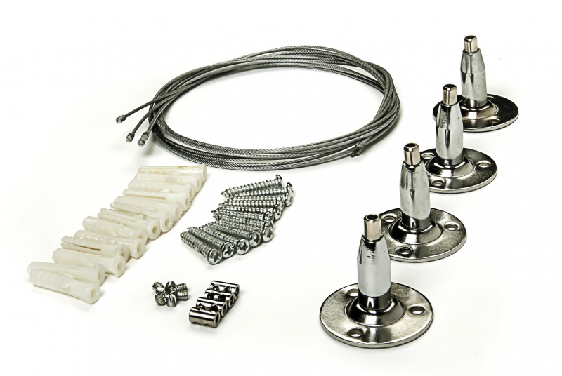 Комплект подвесов LP-КПТ на тросах 90см для панели cд NEOX, фото 1