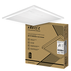 Панель светодиодная универсальная ДВО-02-EMERGENCY 3640-ПРИЗМА 36Вт 4000К 595х595мм NEOX без БАП-10W90