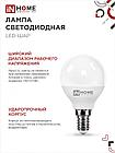 Лампа светодиодная LED-ШАР-VC 4PACK 14Вт 230В Е14 4000К 1330Лм (4шт./упак) IN HOME, фото 2