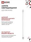 Лампа светодиодная LED-T8R-M-PRO 10Вт 230В G13R 6500К 1000Лм 600мм матовая поворотная IN HOME, фото 3