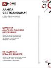 Лампа светодиодная LED-T8-М-PRO 30Вт 230В G13 6500К 3000Лм 1200мм матовая неповоротная IN HOME, фото 3
