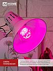 Лампа светодиодная LED-A60-ФИТО красно-синий спектр 15Вт 230В Е27 IN HOME, фото 4