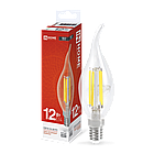 Лампа светодиодная LED-СВЕЧА НА ВЕТРУ-deco 12Вт 230В Е14 4000К 1350Лм прозрачная IN HOME, фото 8