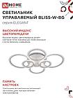 Светильник светодиодный ELEGANT BLISS-W-BG 120Вт 230В 3000-6500K 8400Лм 780х550х130мм пульт ДУ белый IN HOME, фото 7