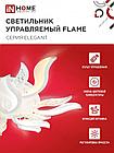 Светильник светодиодный ELEGANT FLAME 120Вт 230В 3000-6500K 8400Лм 1035х895х120мм c пультом ДУ белый IN HOME, фото 6