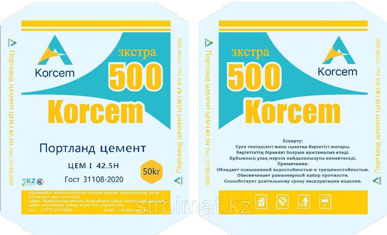 Цемент М-500 (42,5 Б) Korcem/Alacem, 50 кг