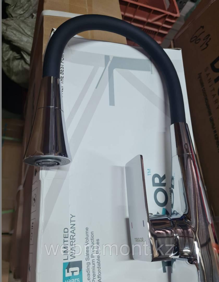 Смеситель для кухни гибкий KXC4-TD-358 черный