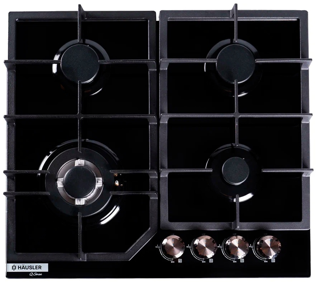 Варочная поверхность HAUSLER, HCT-60-GBCK-1W, черный - фото 1 - id-p123917206