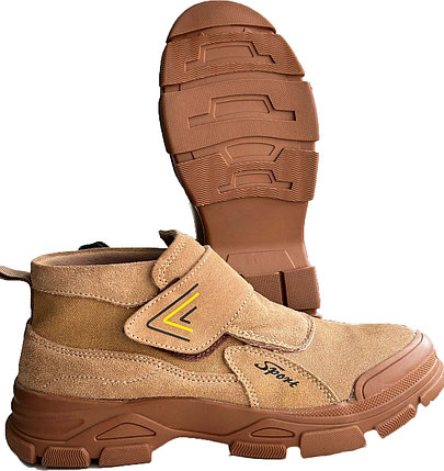 БОТИНКИ  СВАРЩИКА ЗАМША, фото 1