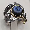 Женское серебряное 925пр кольцо Sarkissian (ручная работа) 15.18гр с натур. лабрадор, размером 18.5, фото 4