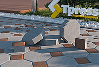 Тротуарная плитка АЛЛЕЯ серый