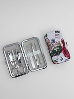 Набор маникюрный «Paris», 6 предметов, в футляре, в PVC - пакете, рисунок МИКС