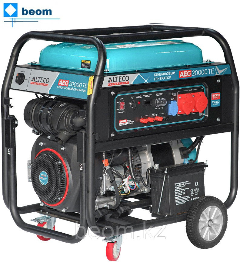 Бензиновый генератор ALTECO AEG 20000 TE ( 15 кВт | 220В/380В | бак 55 л | вес 215 кг | электростартер )