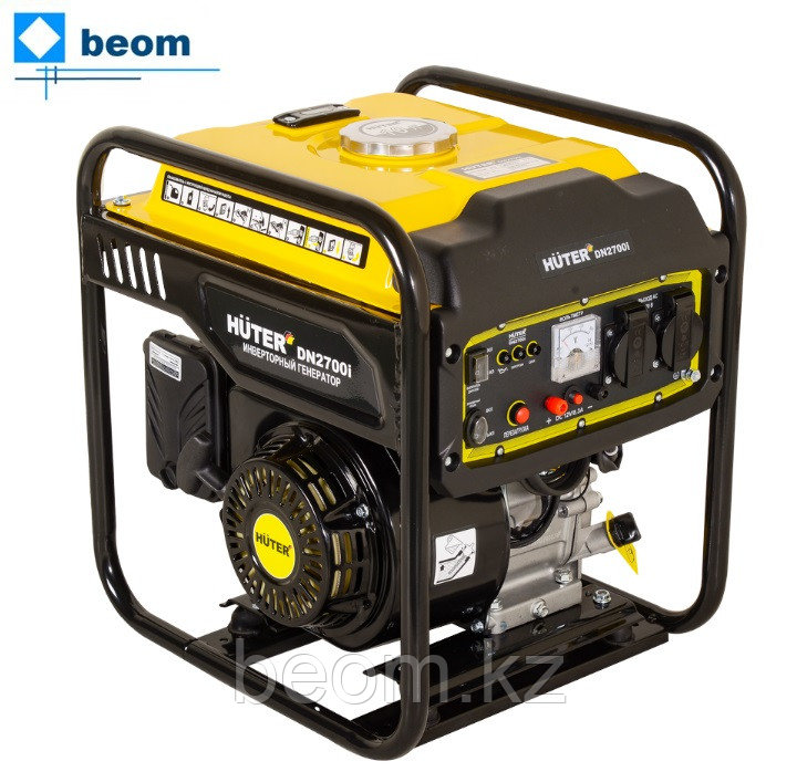 Инверторный генератор HUTER DN2700i (2,2 кВт | 220 В | бак, л 10 | Вес, кг 23.5 | Ручной стартер | чистый синус), фото 1
