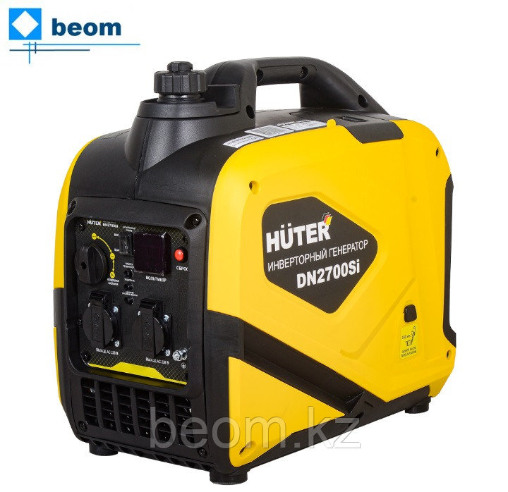 Инверторный генератор Huter DN2700Si (2,3 кВт | 220 В | бак л 6 | Вес, кг 22.59 | Ручной стартер | чистый синус |в кожухе)
