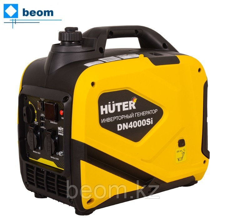 Инверторный генератор Huter DN4000Si (3 кВт | 220 В | бак л 6 | Вес, кг 25.39 | Ручной стартер | чистый синус | в кожухе)