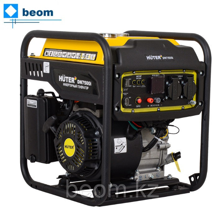 Инверторный генератор Huter DN7500i (5.5 кВт | 220 В | бак л 12 | Вес, кг 33.36 | Ручной стартер | чистый синус)