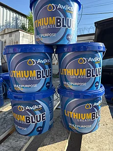 Смазка  AVIKS LITHIUM GREASE BLUE синяя ведро 5 кг