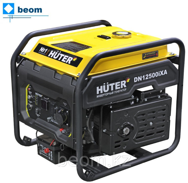 Инверторный генератор Huter DN12500iXA (8 кВт | 220 В | бак л 25 | Вес, кг 69.98 | электростартер | чистый синус)