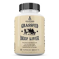 Капсулы Ancestral Supplements Grass fed Beef Liver 180 шт. 500 мг