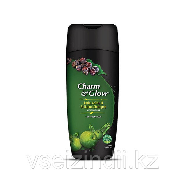 Шампунь с Амлой, Ритхой и Шикакай восстанавливающий, 350 мл, Charm & Glow
