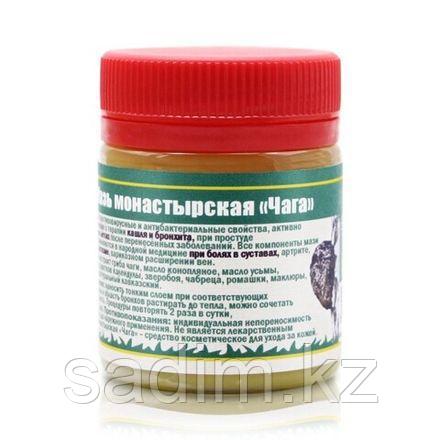 Мазь Монастырская Кавказский Целитель "Чага". Пластик 40 мл, фото 1