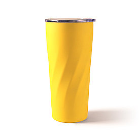 Термокружка RADMIR soft touch, желтая