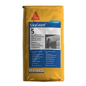 Клей SikaCeram 5 (MasterTile 5) для связывания пеноблоков и газоблоков