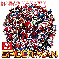 Набор наклеек "Человек-паук" MARVEL (Стикерпак 50 шт.)