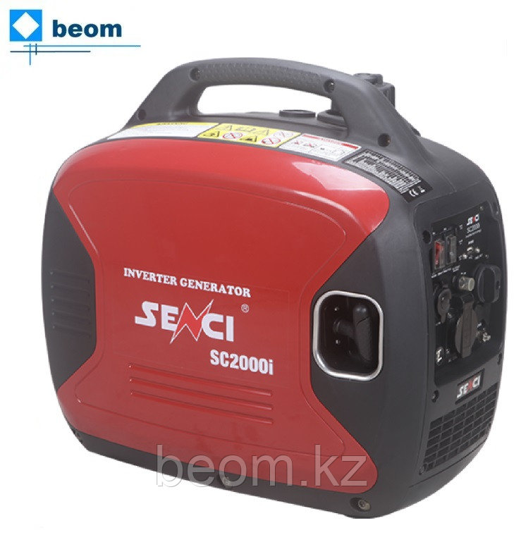 Бензиновый инверторный генератор SENCI SC2000i (1.6 кВт | 220 В | бак л 3 | Вес, кг 21 | чистый синус)