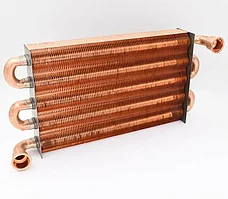 Первичный теплообменник для котлов VAILLANT 0020019994 PROTHERM 0020142420 0020142419 25 KTO, 25 KTV H-RU 290 MM