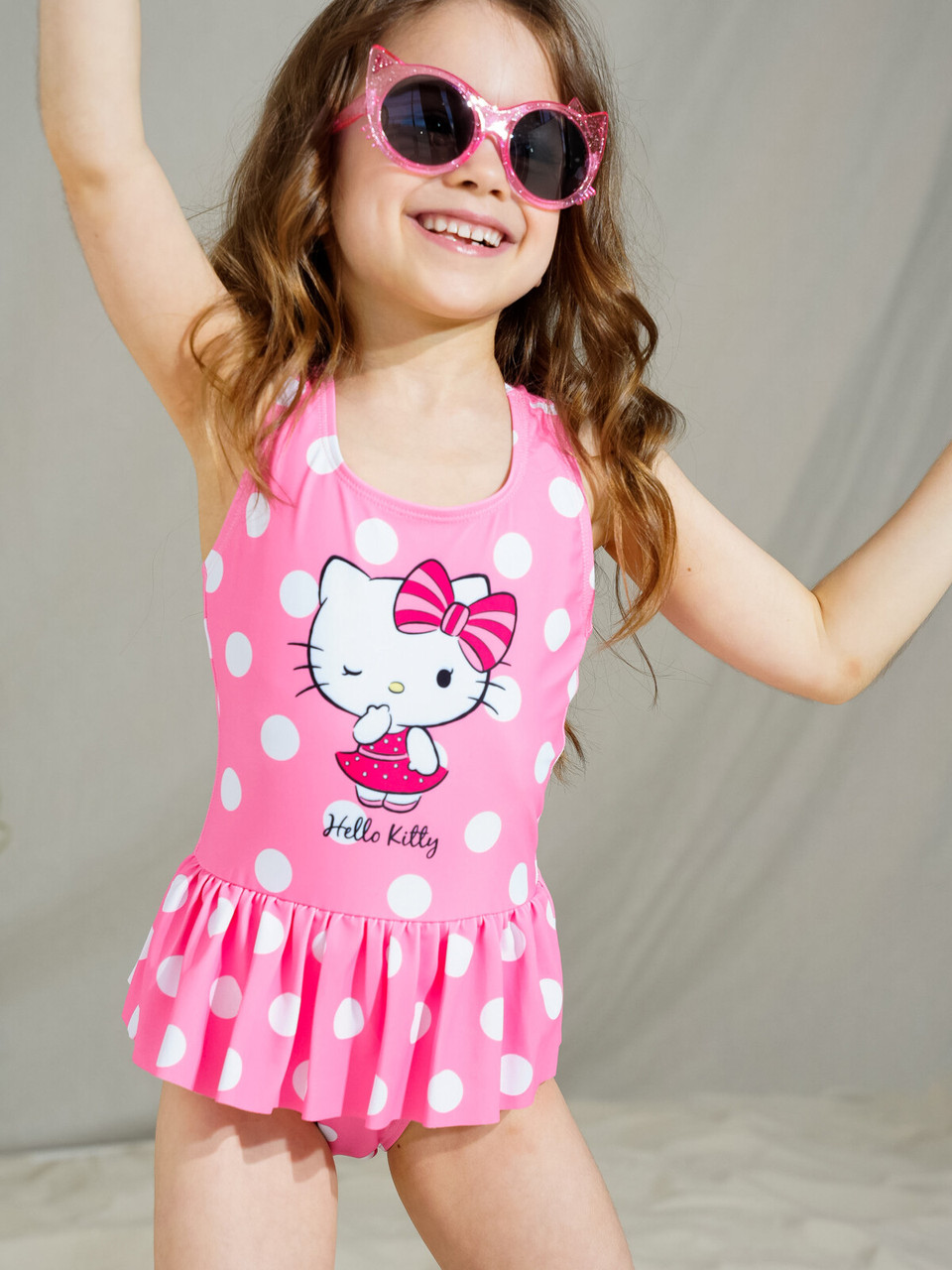 Купальник детский с юбкой PlayToday Hello Kitty 2-6 лет