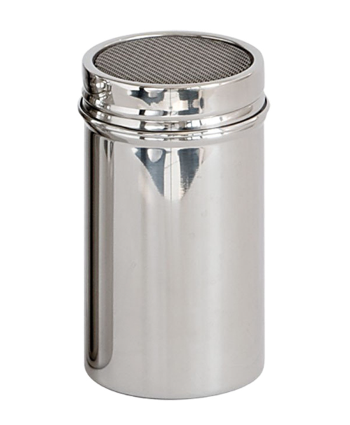 Емкость для сыпучих продуктов с мелкой сеткой 0,45л d7см h14см,нерж. сталь DRG15M