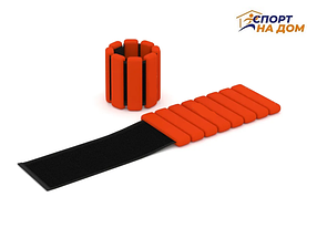 Утяжелители для рук и ног браслет Red Sport 0,9 кг