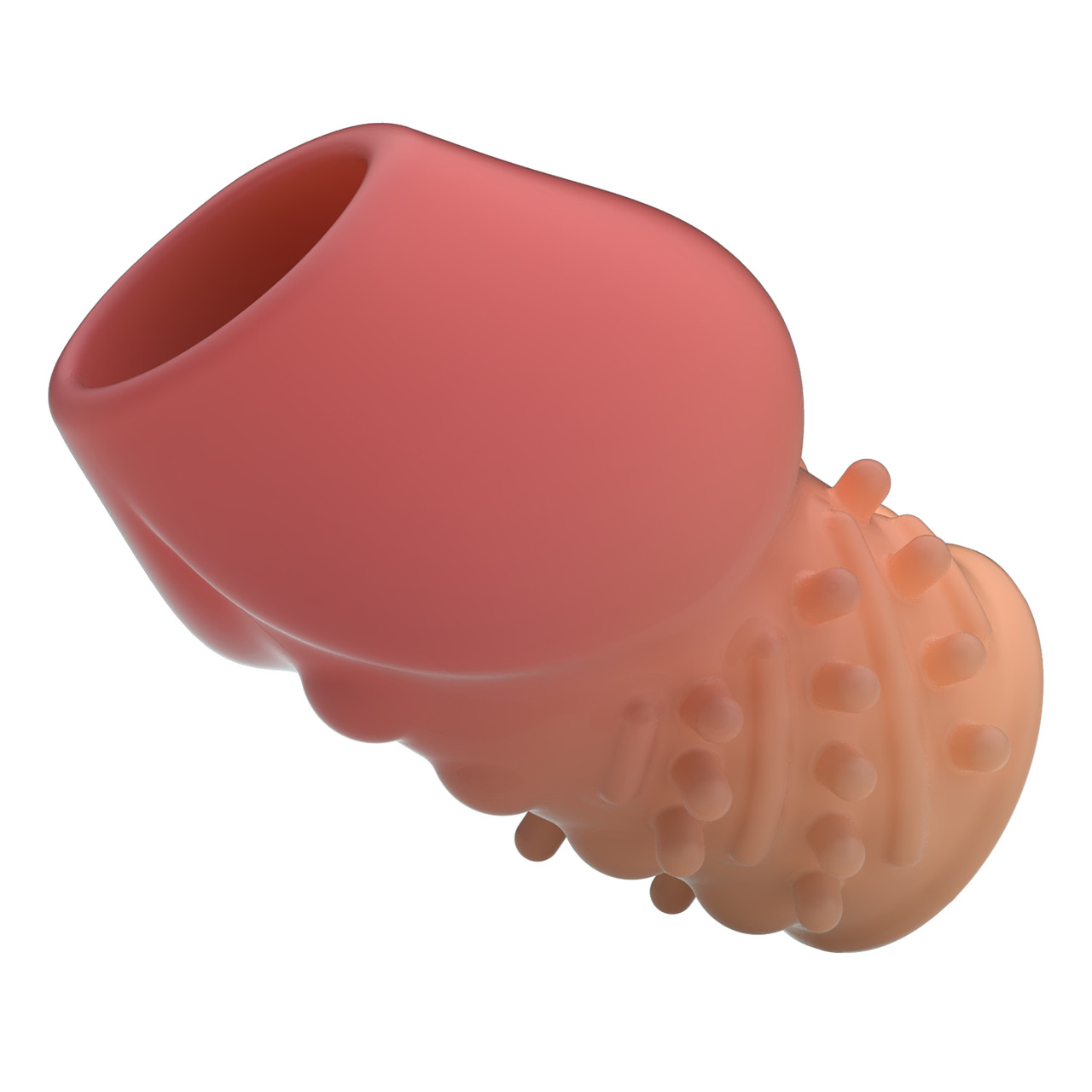 Рельефная насадка «Matias» с открытой головкой телесный