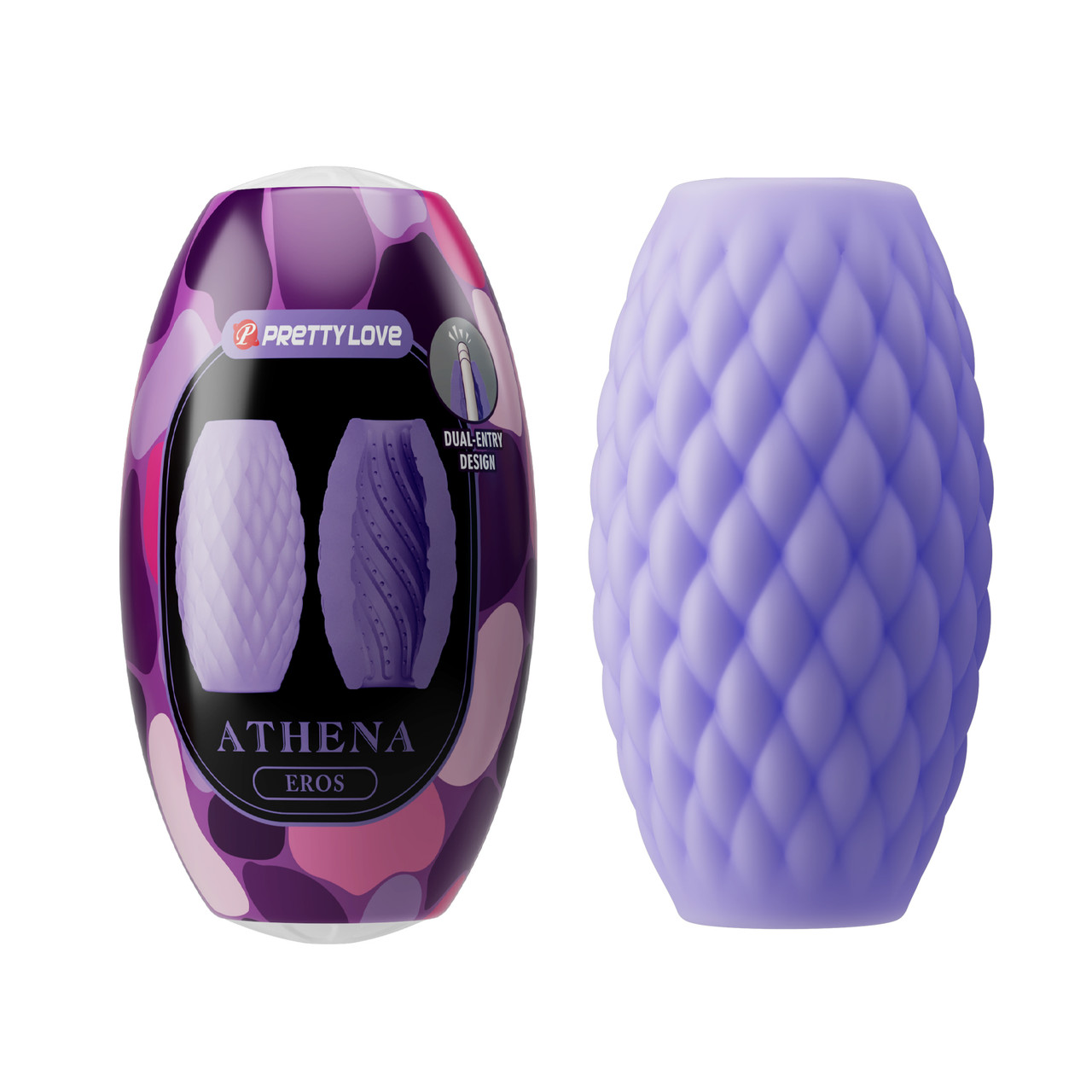 Мастурбатор яйцо «Pretty Love Athena» фиолетовый