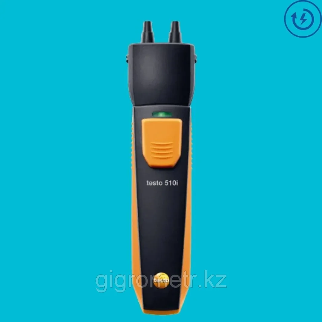 Testo 510 i - Смарт-зонд манометр дифференциального давления с Bluetooth, управляемый со смартфона.