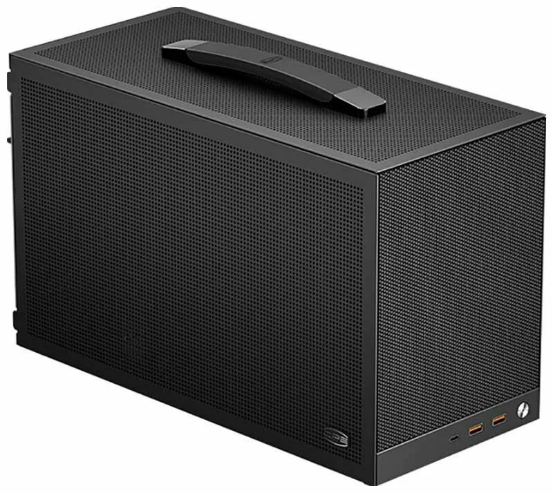Корпус PCCooler K101 MESH GY 3F ITX 2xUSB3.0 USB-C 1x3.5" 4x2.5" Grey