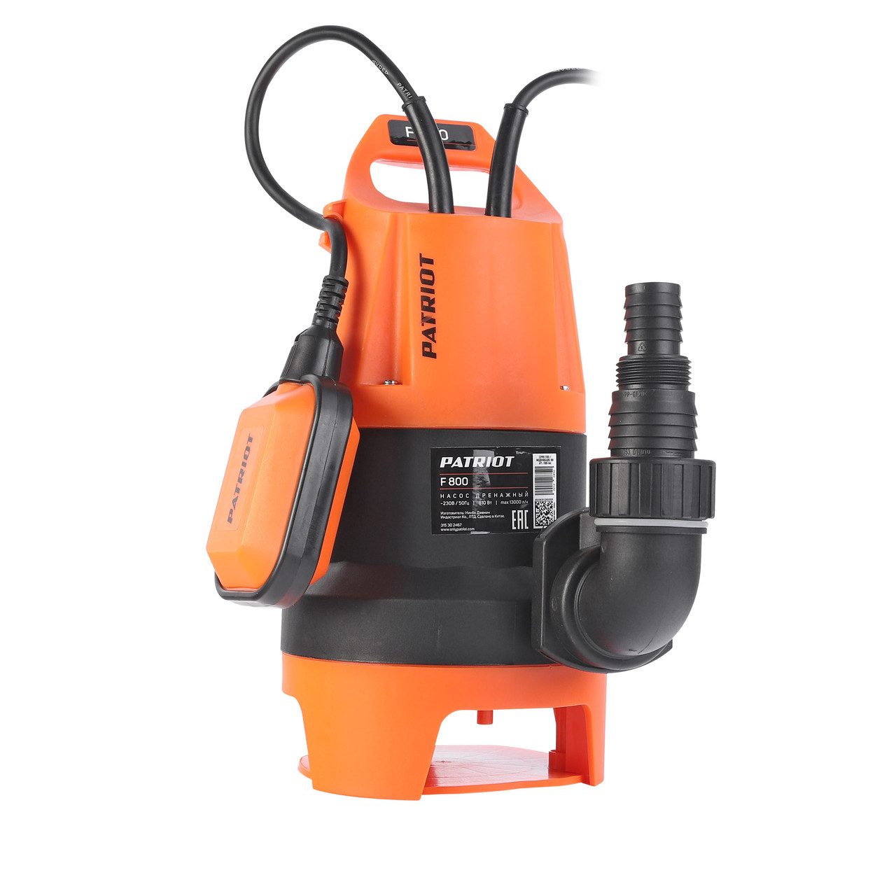 PATRIOT F 800 Насос дренажный, фото 1
