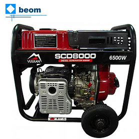 Дизельный генератор Senci SCD8000 ( 6,5 кВт | 220В | бак, л 18 | 499 см³ | 85 дБ | Вес, кг 125 | ручной, электростартер)