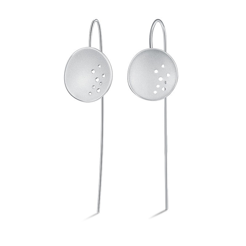 Женские серебряные 925пр серьги Lotus Fun (ручная работа) вес 3,2гр, фото 1