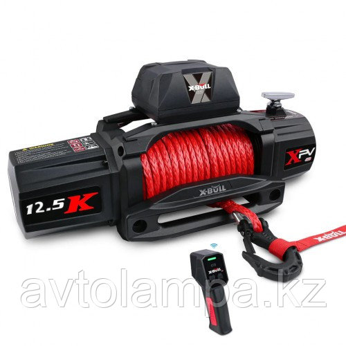 Лебедка X-BULL XPV 12500LBS синтетический трос, 5.4тонн