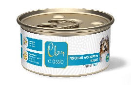 Clan Classic консервы для собак, Мясное ассорти с языком, 100 гр
