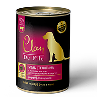 Clan De File консервы для щенков (с телятиной) 340 гр.
