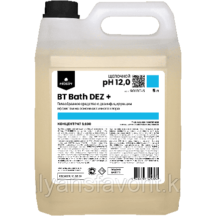 BT BATH DEZ+- гелеобразное средство для мытья сантехники- концентрат. 5 литров. РФ, фото 1